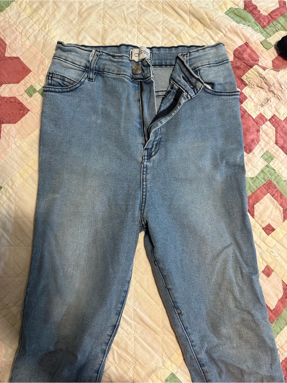 Light Blue Women’s Jeans - chipre size 26 high rise skinny